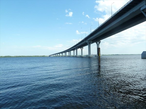 P1020452От Саратова ушел по этому мосту на Уральск.